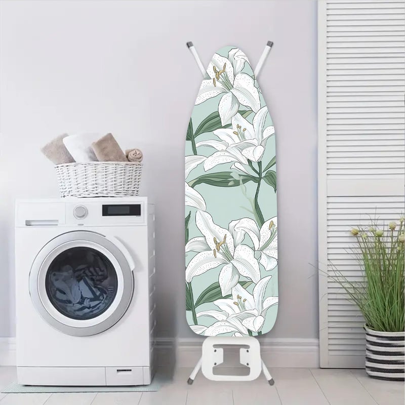 AOHMPT Ironing Board Cover 15x54- Heat-Resistant Scorch Guard, Heavy-Duty Elastic Edge, Non-Slip Surface,Multiple Stylish Patterns - Image 1
